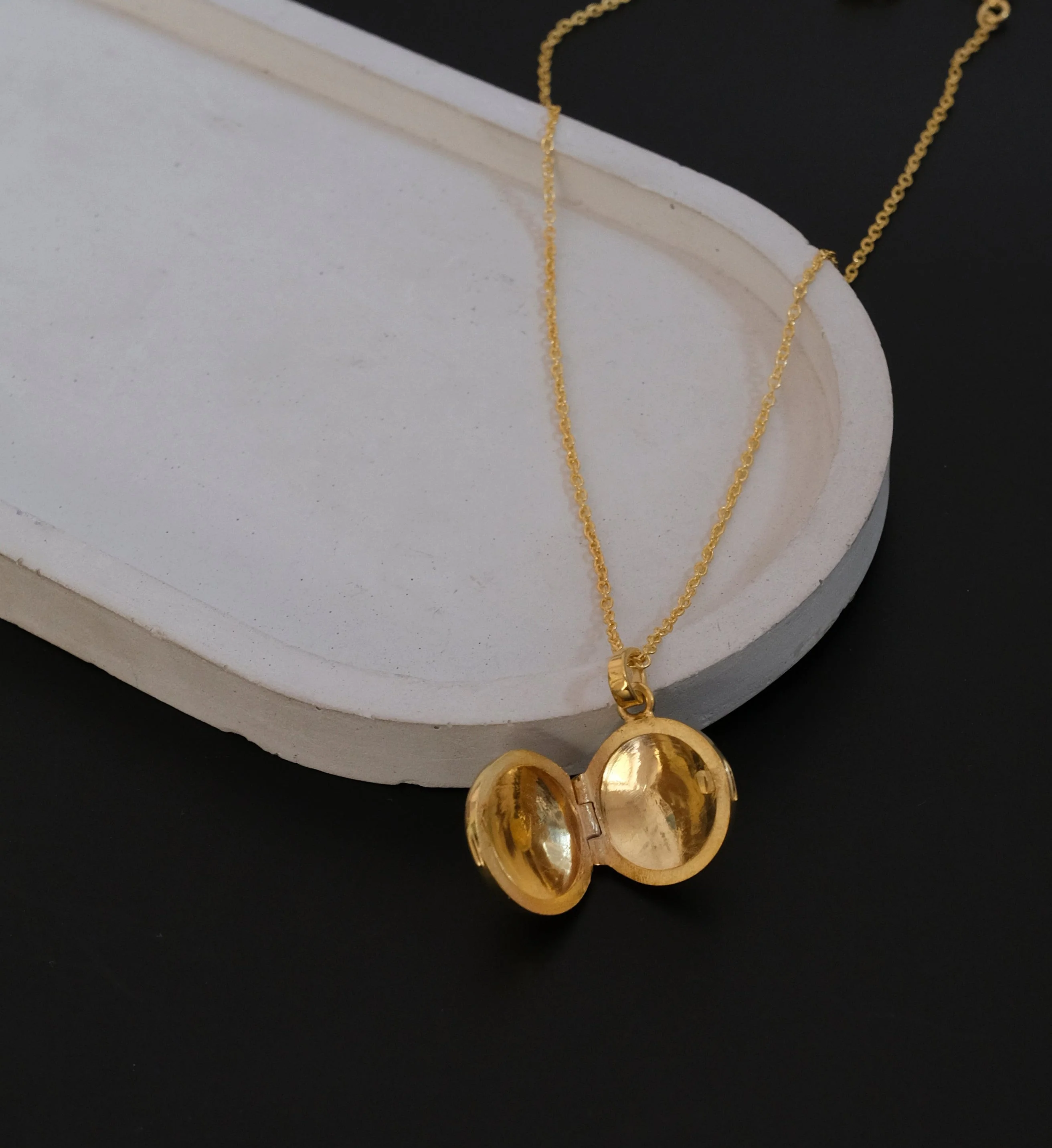 Initial Picture Locket Necklace - Image 5