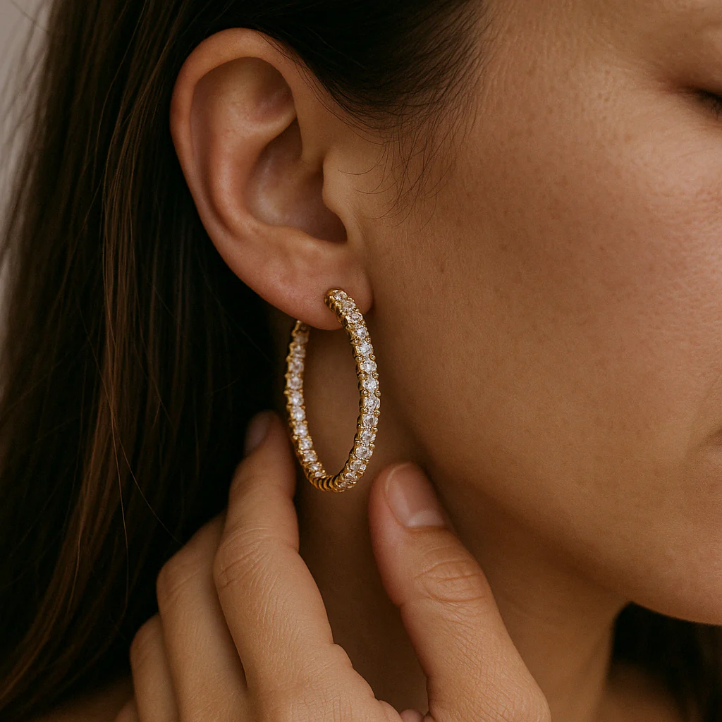 Inside Out Hoop Earring - Image 2