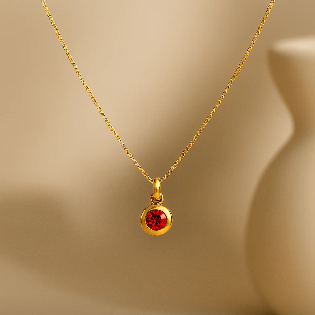 July Birthstone Necklace - Image 7