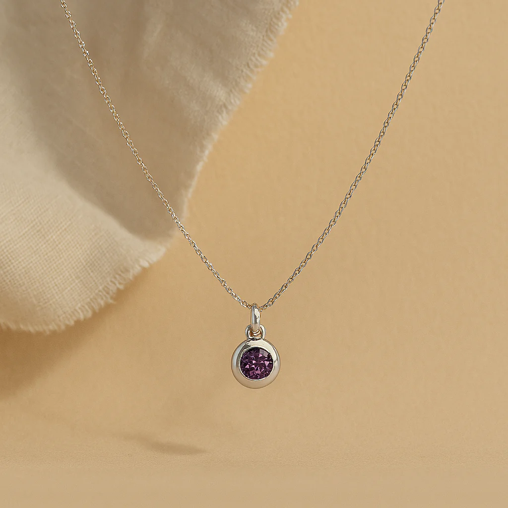 June Birthstone Necklace - Image 4