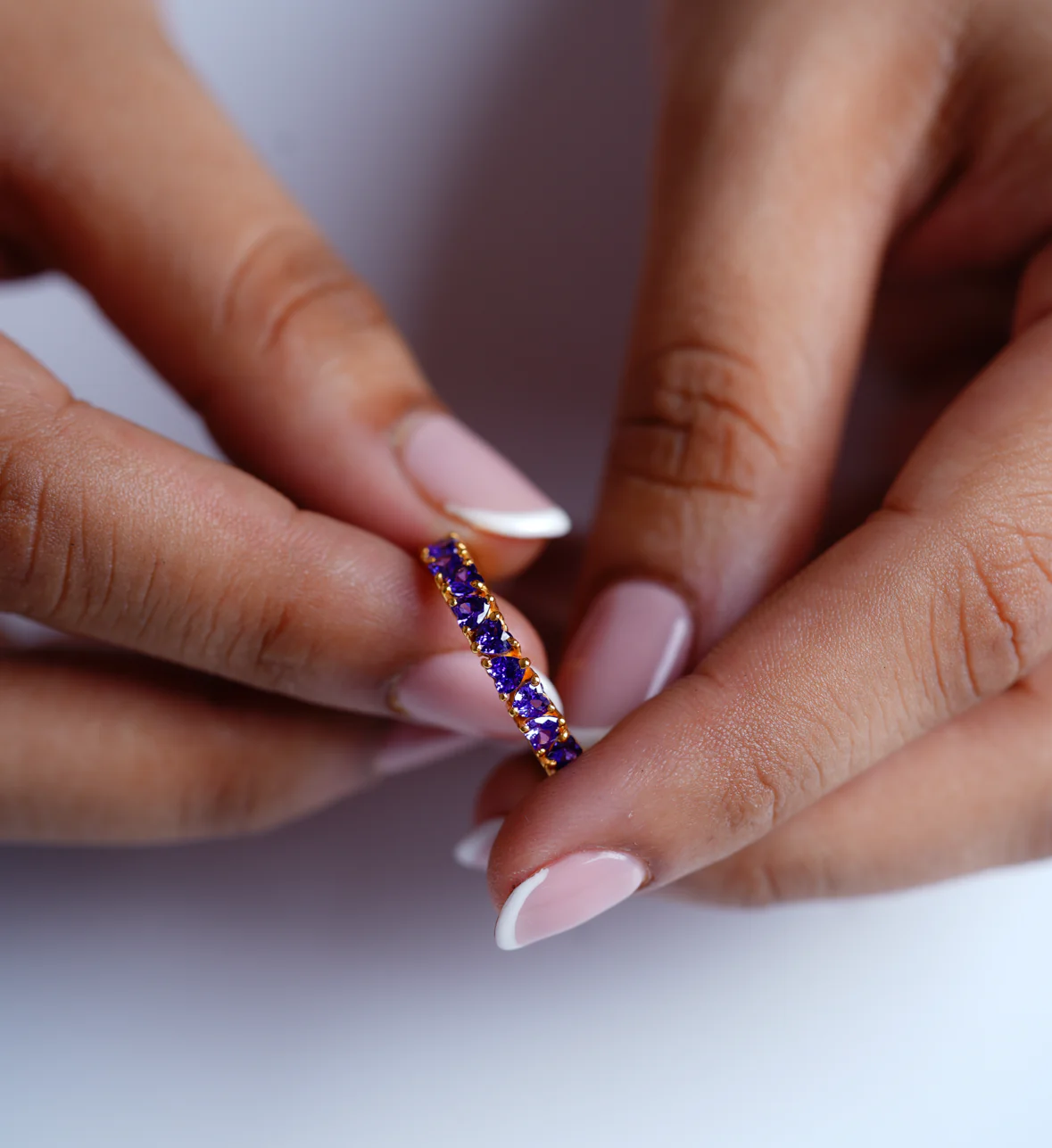 Lavender Love Eternity Ring - Image 9