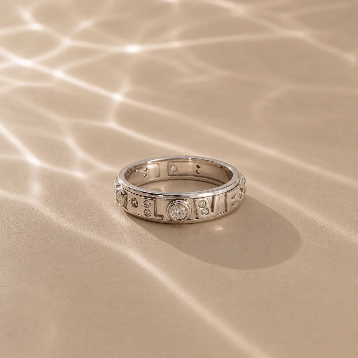 LOVE Eternity Band Ring - Image 3