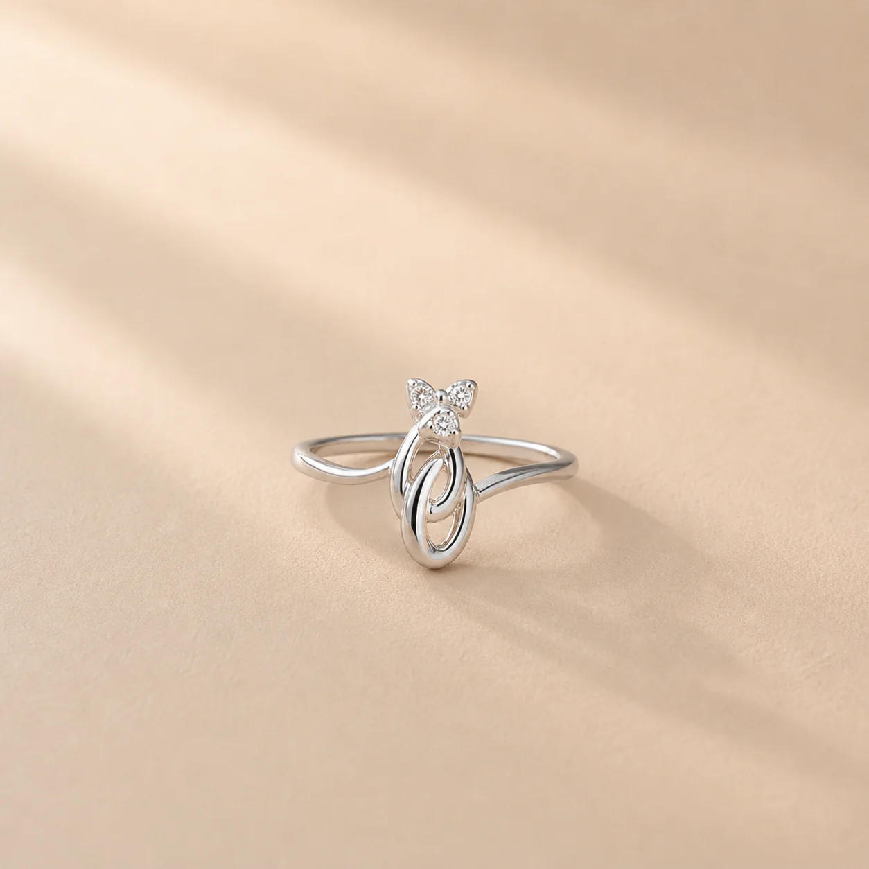 Luna Kitty CZ Ring - Image 3