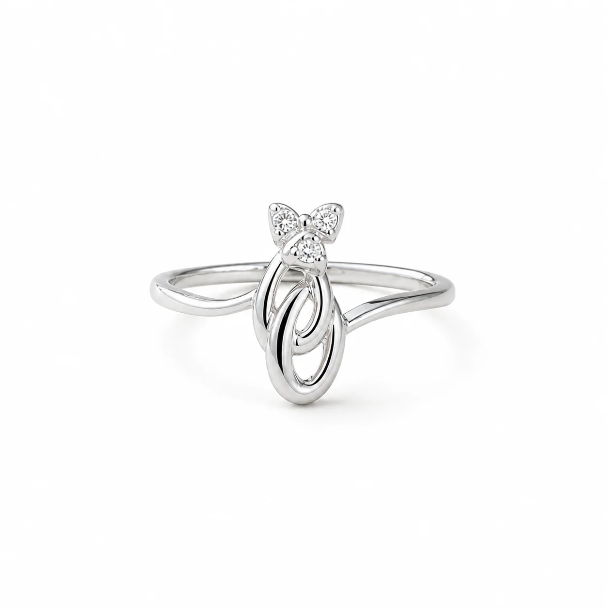 Luna Kitty CZ Ring - Image 5