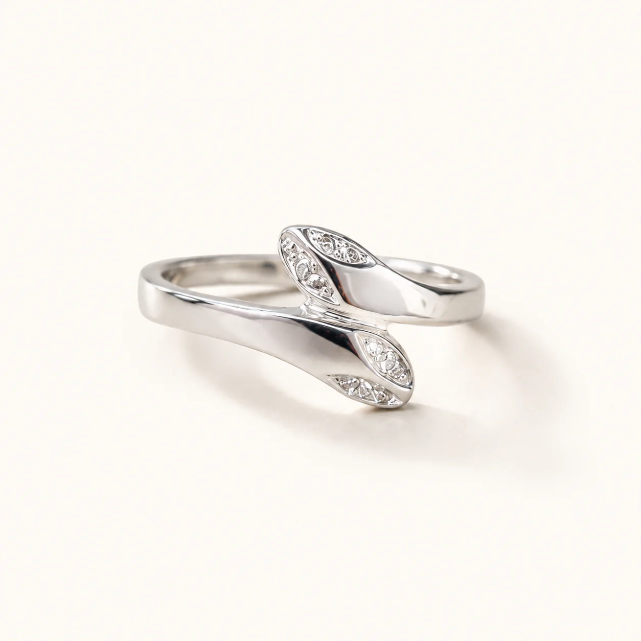 Luna Twist CZ Ring - Image 3