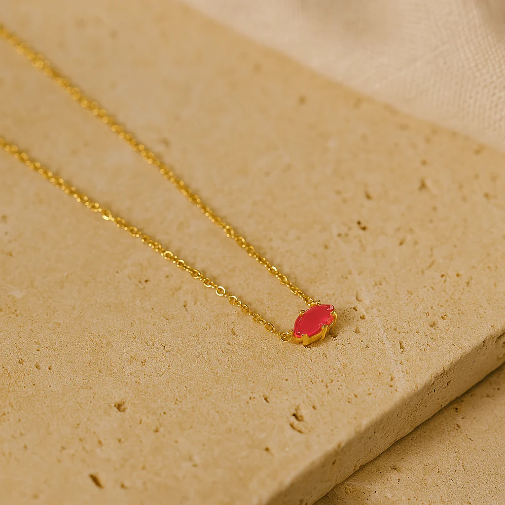 Marquise Ruby Necklace - Image 2
