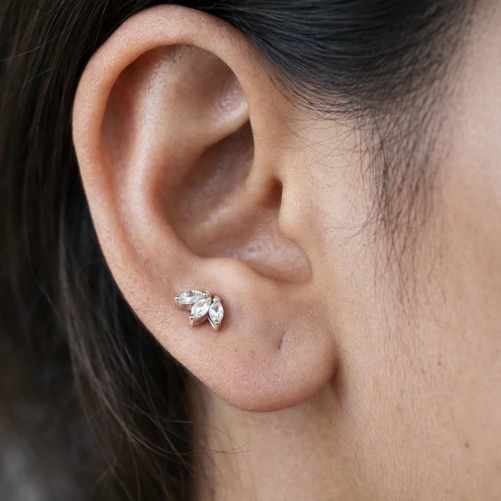 Marquise Triple Studs - Image 2