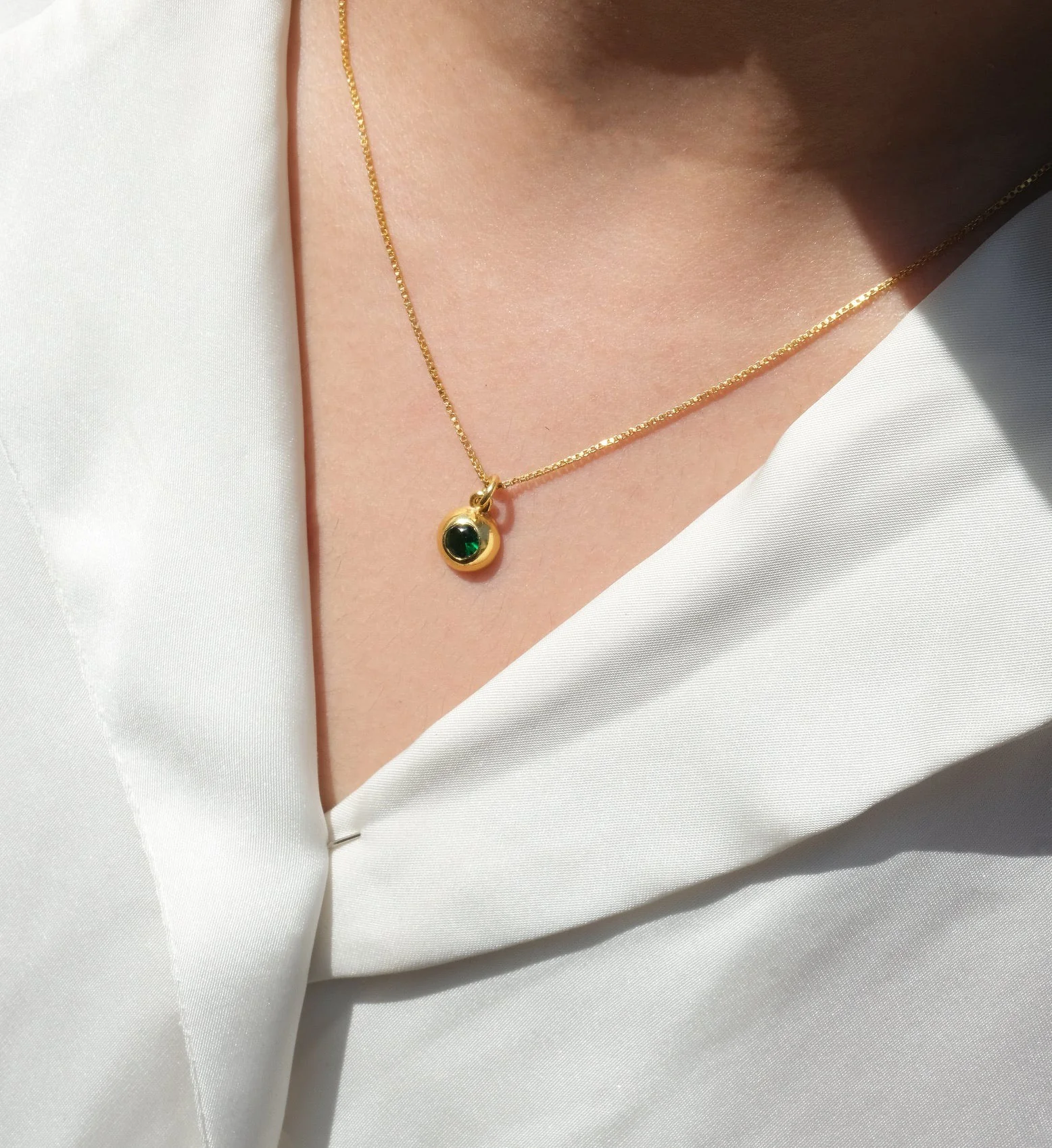 May Birthstone Necklace - Image 3