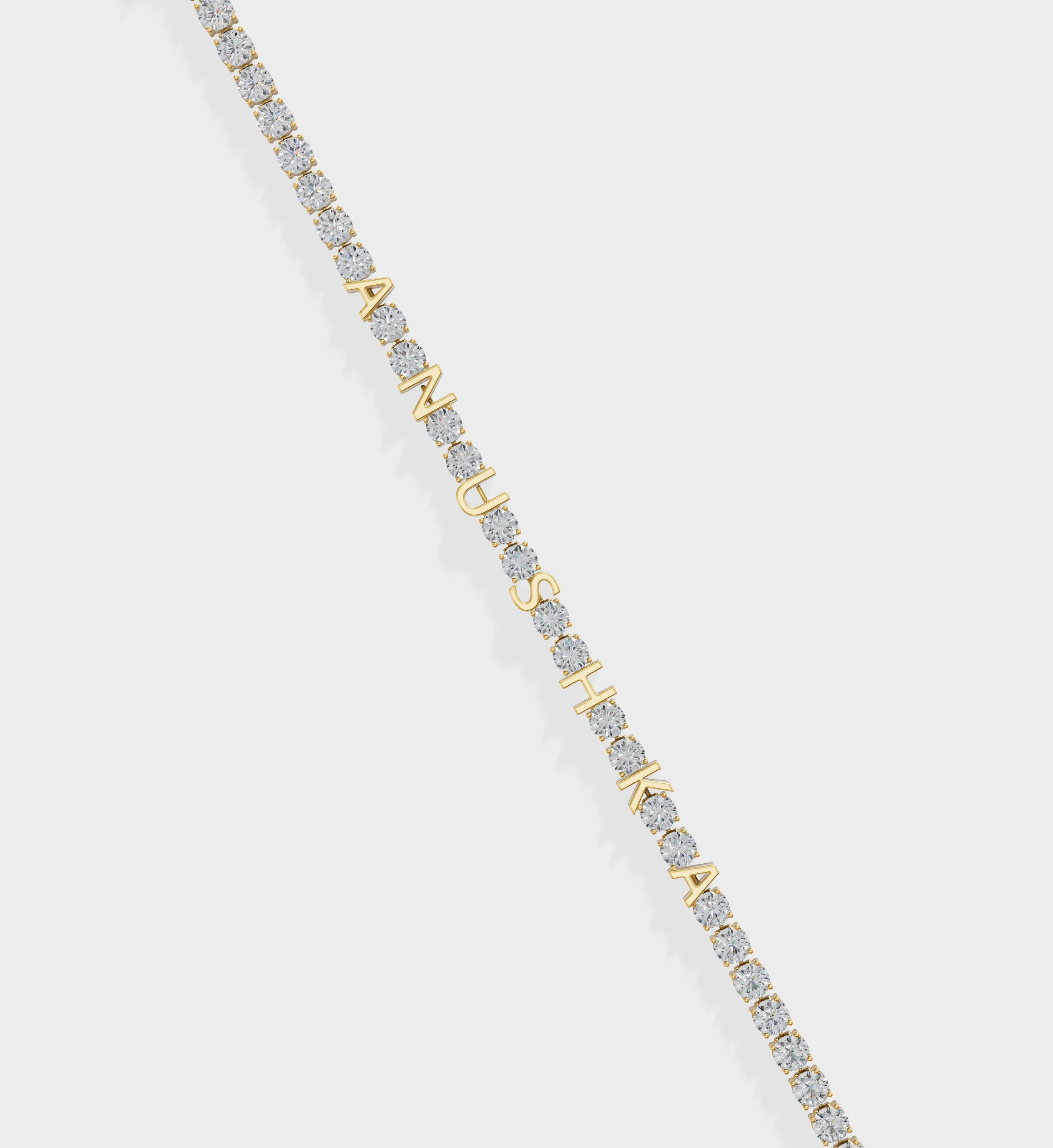 Name Diamond Tennis Bracelet - Image 10