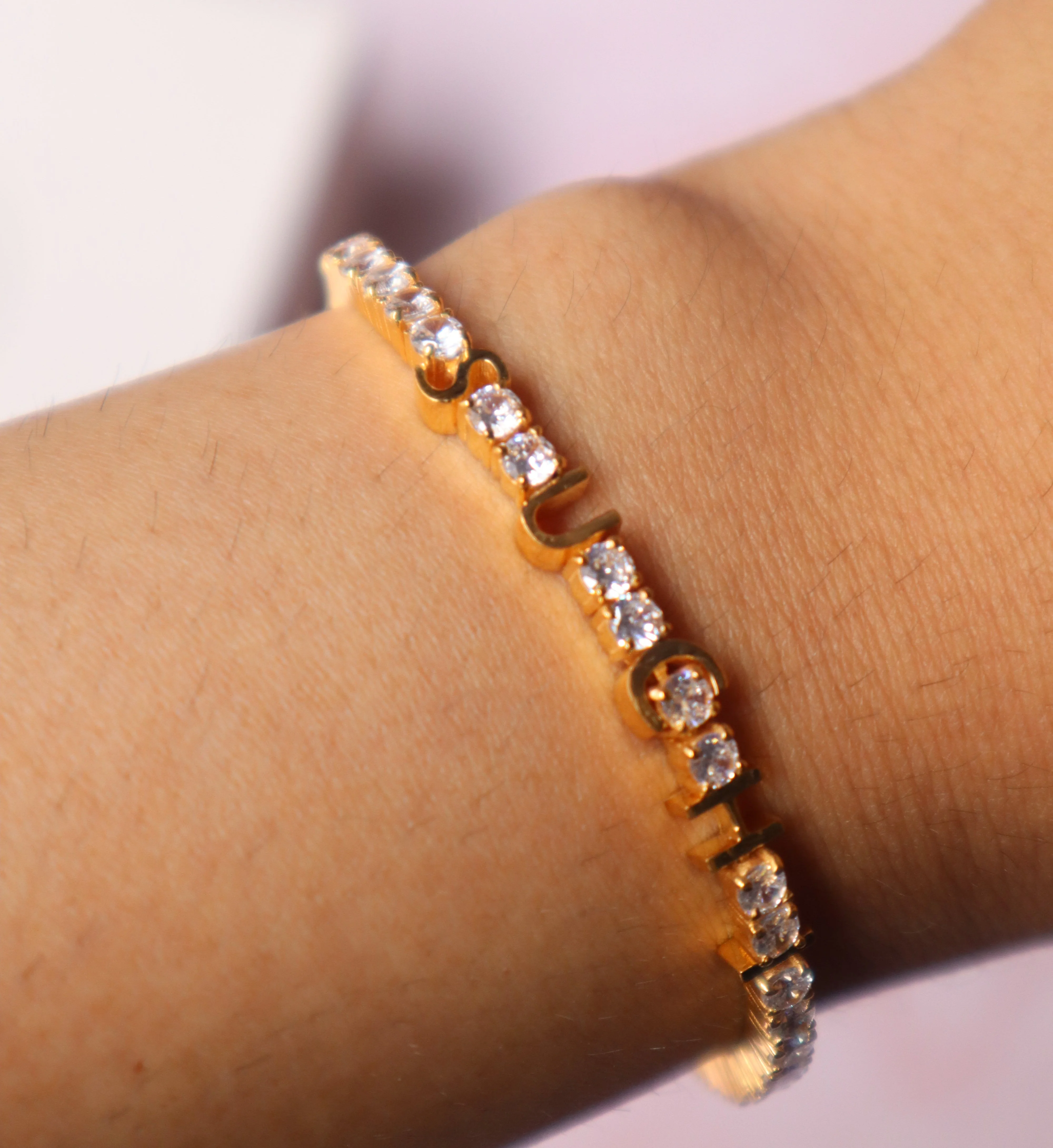 Name Diamond Tennis Bracelet - Image 2