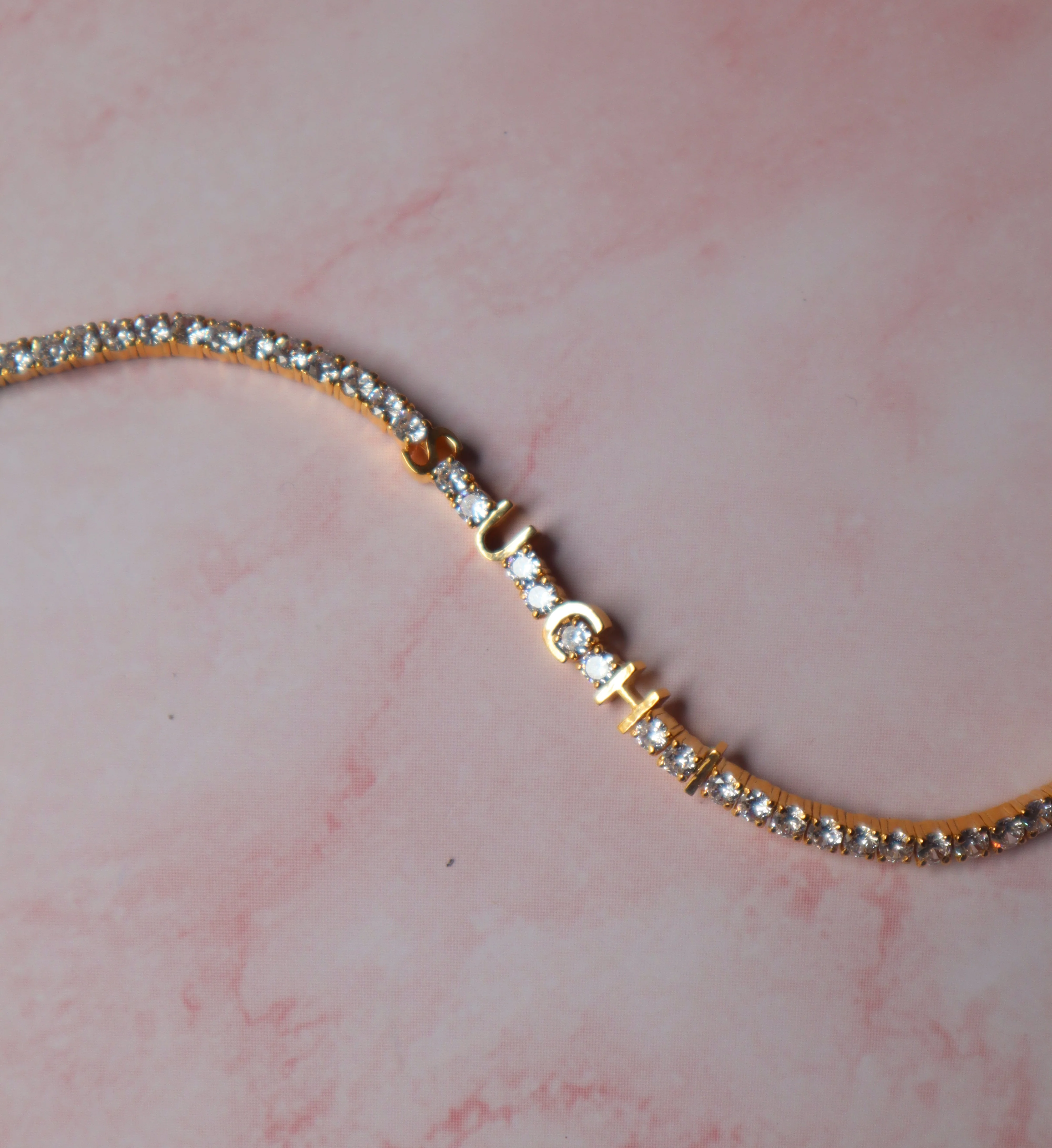 Name Diamond Tennis Bracelet - Image 4