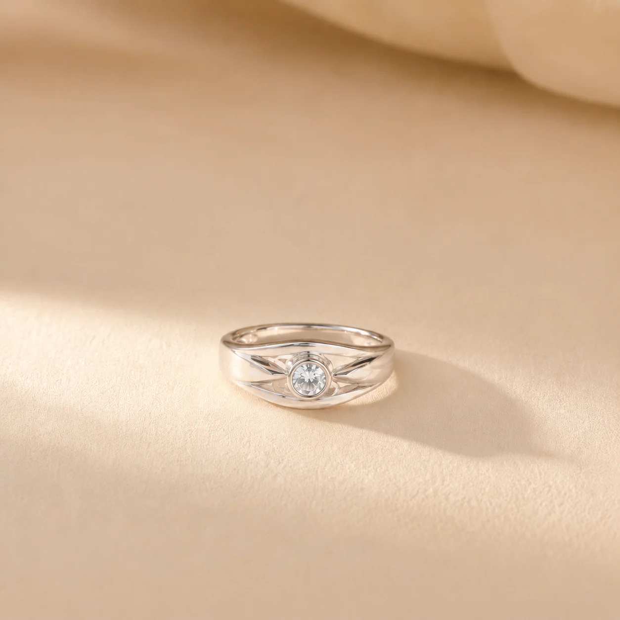 Nova Beam CZ Ring
