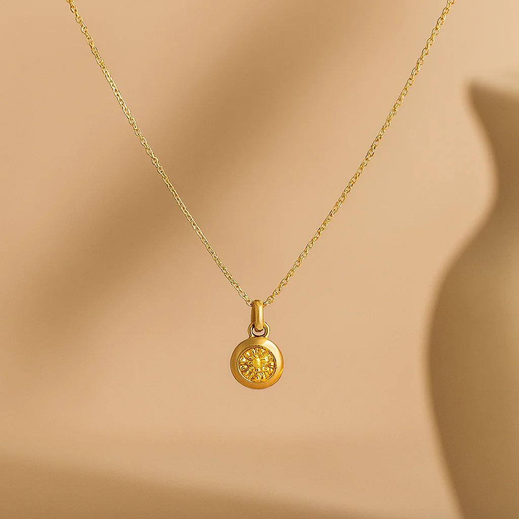 November Birthstone Necklace - Image 6