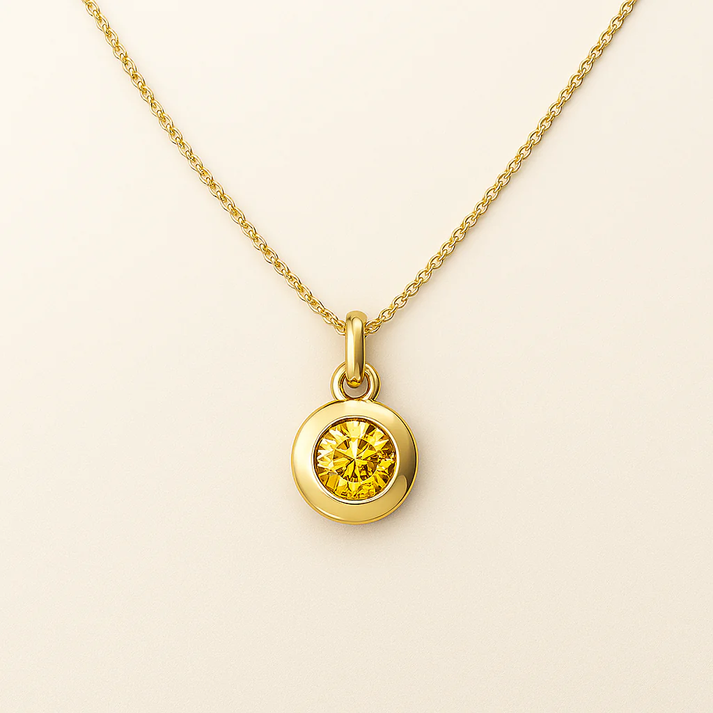 November Birthstone Necklace - Image 7