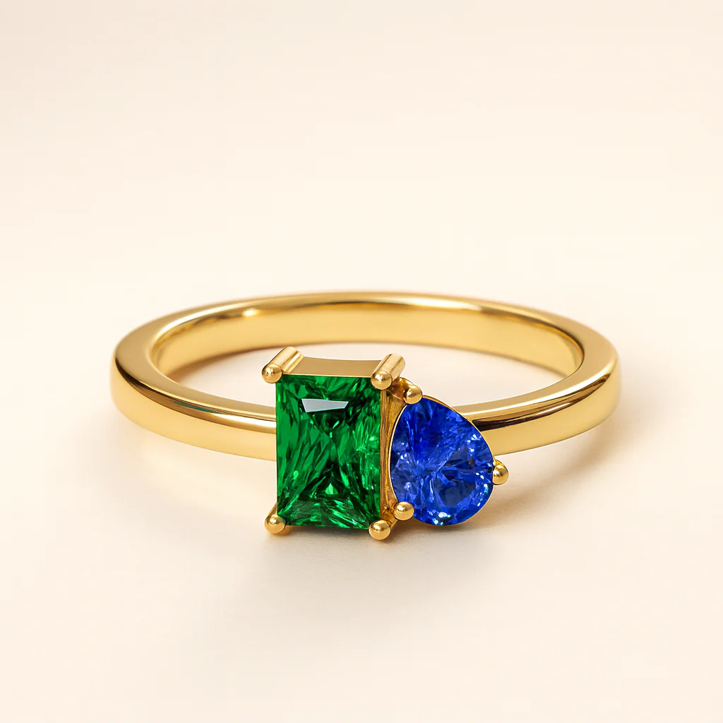 Ocean Emerald Ring - Image 3