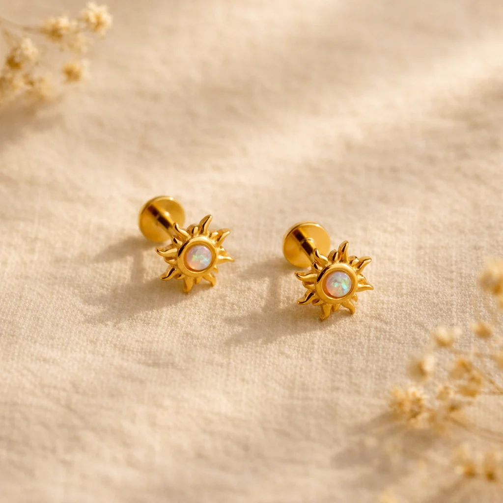 Opal Sun Studs - Image 4