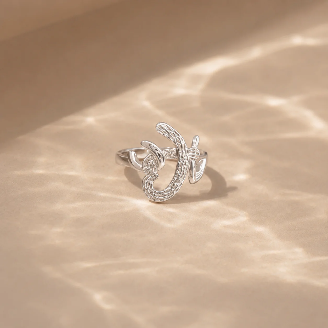 Openwork Butterfly Statement Ring - Image 2