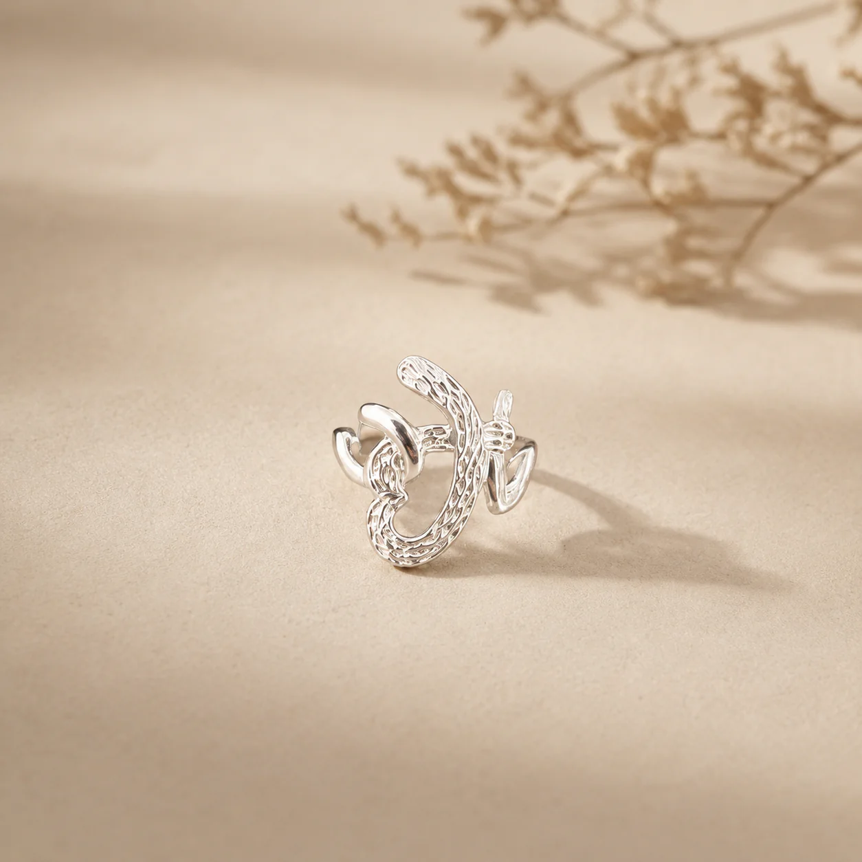 Openwork Butterfly Statement Ring - Image 3