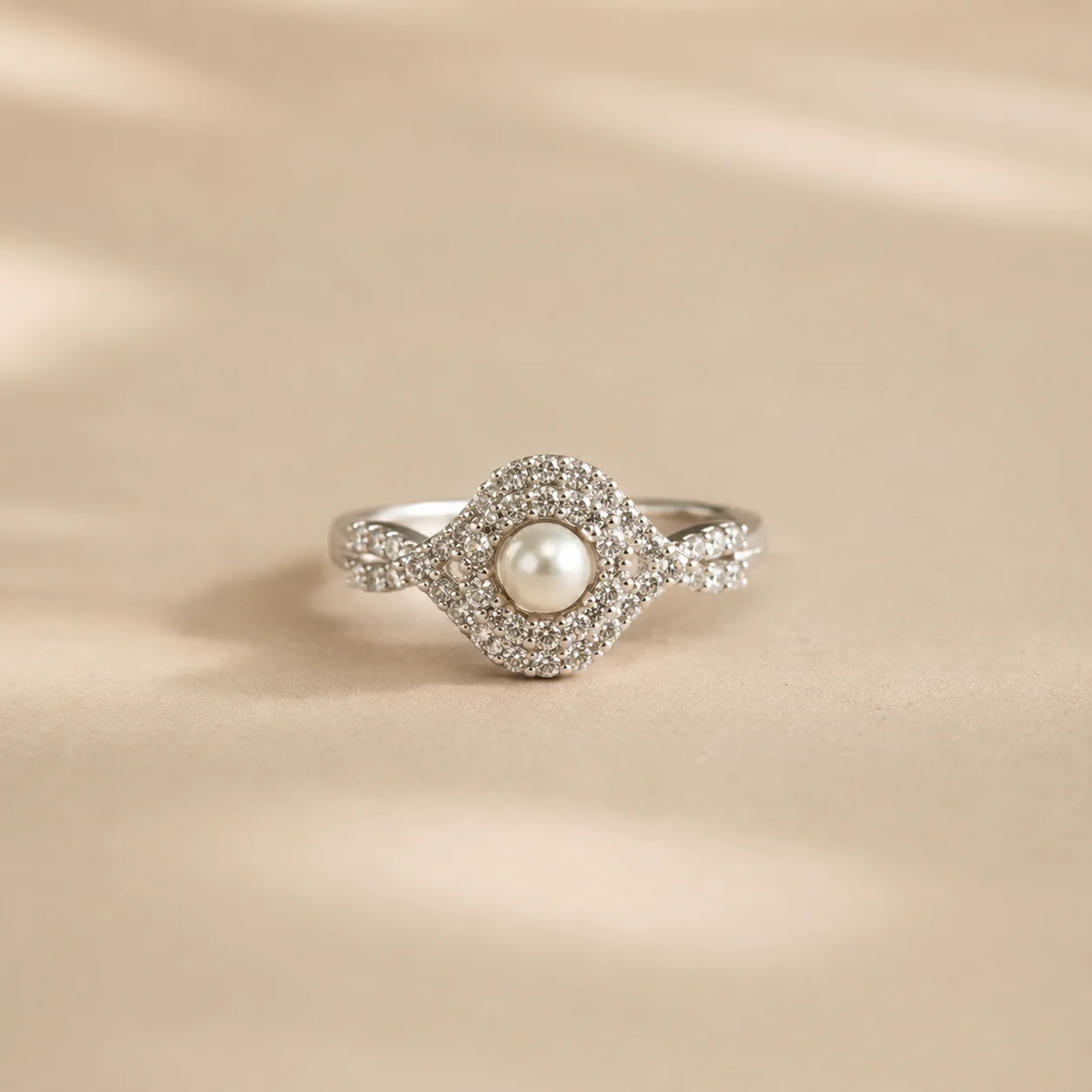 Pearl Halo Ring - Image 2