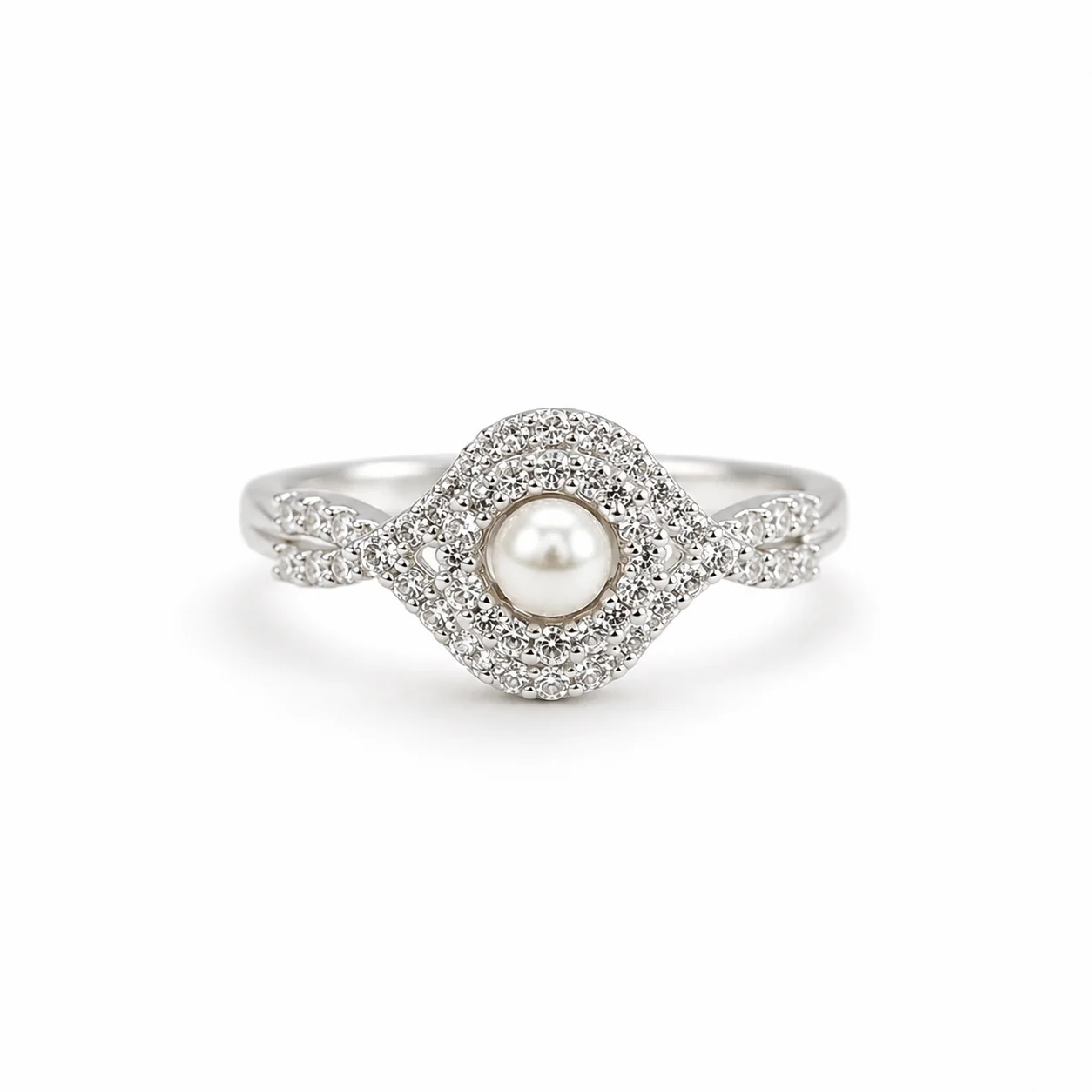 Pearl Halo Ring - Image 3