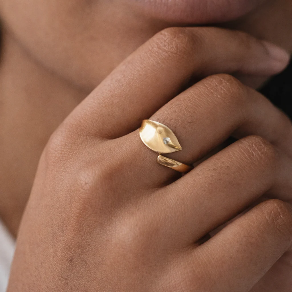 Petal Wrap Ring - Image 2