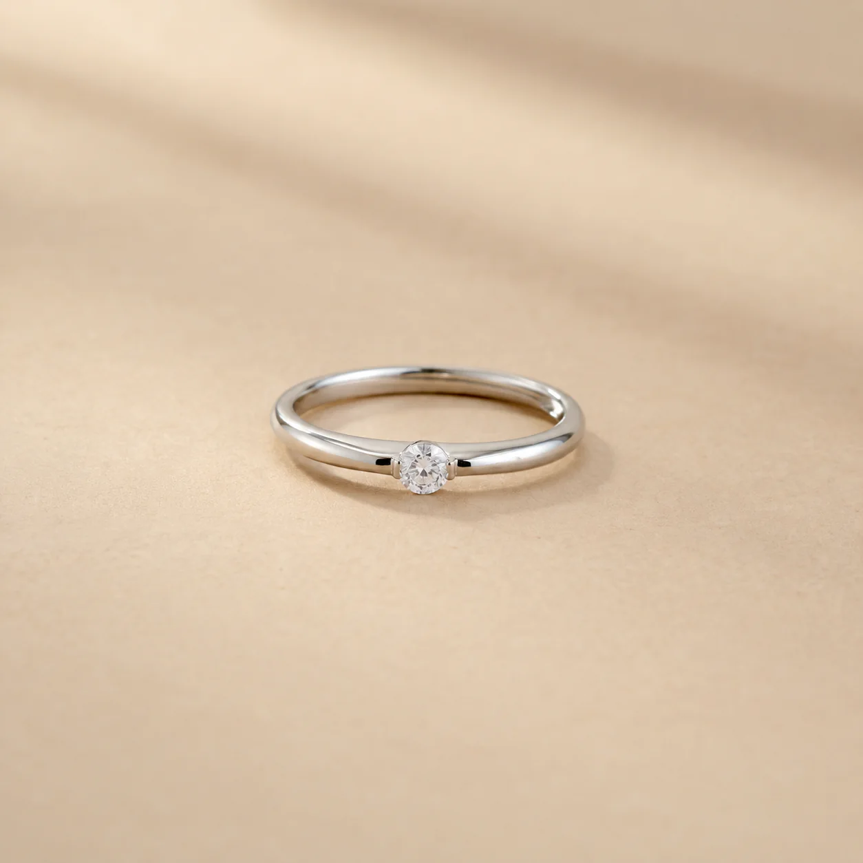 Petite Solitaire Ring - Image 2