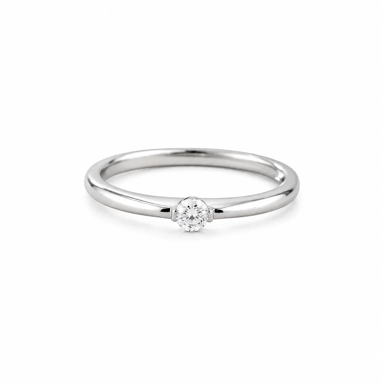 Petite Solitaire Ring - Image 3