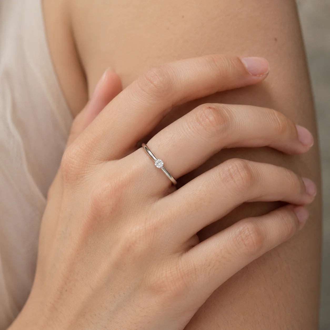 Petite Solitaire Ring - Image 4
