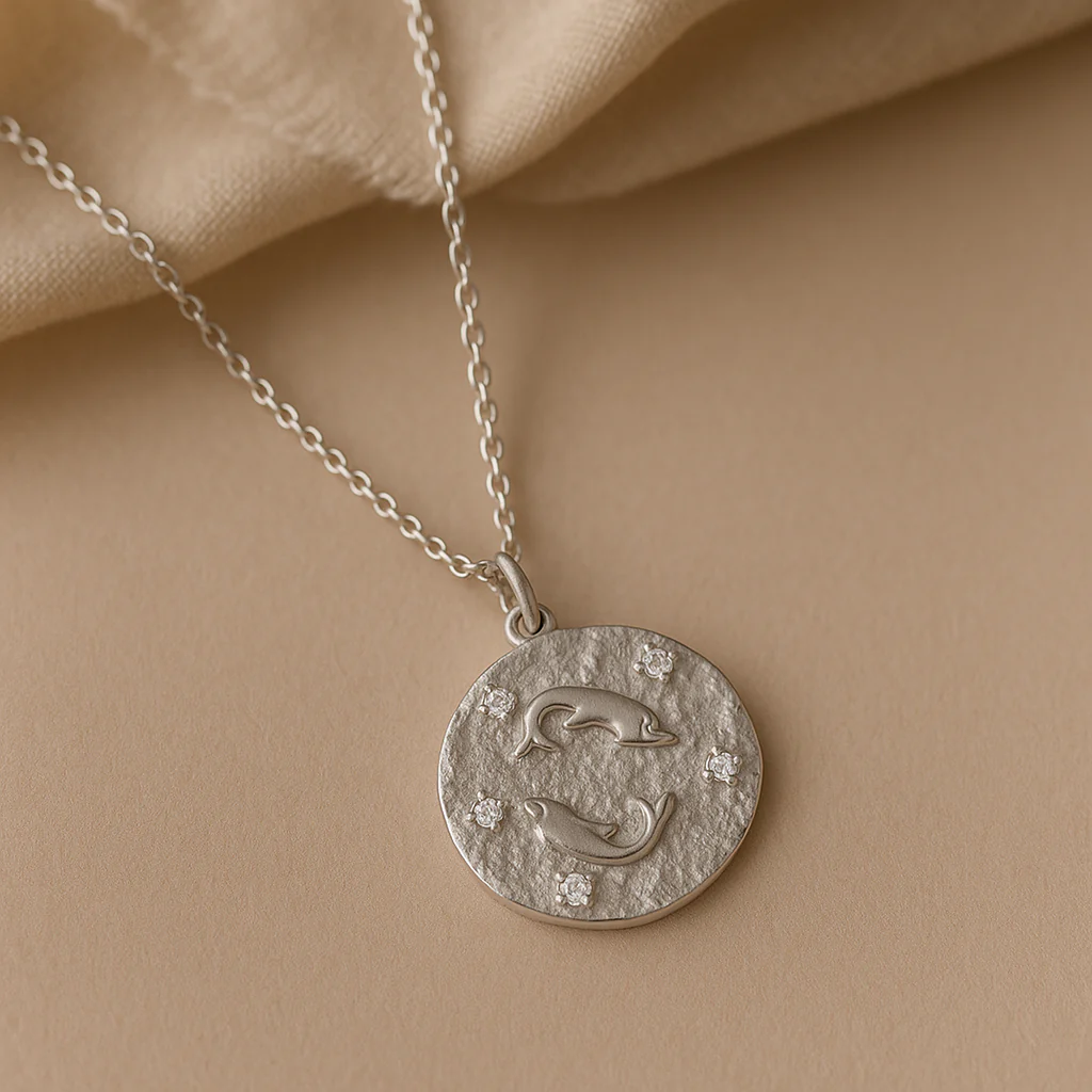 Pisces Zodiac Necklace - Image 4