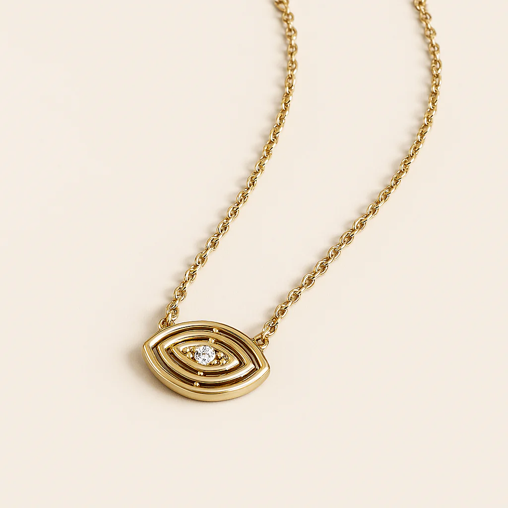 Basic Evil Eye Necklace - Image 3
