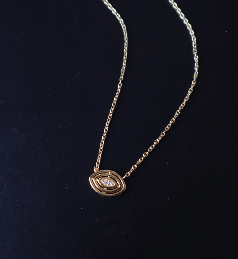 Basic Evil Eye Necklace - Image 4