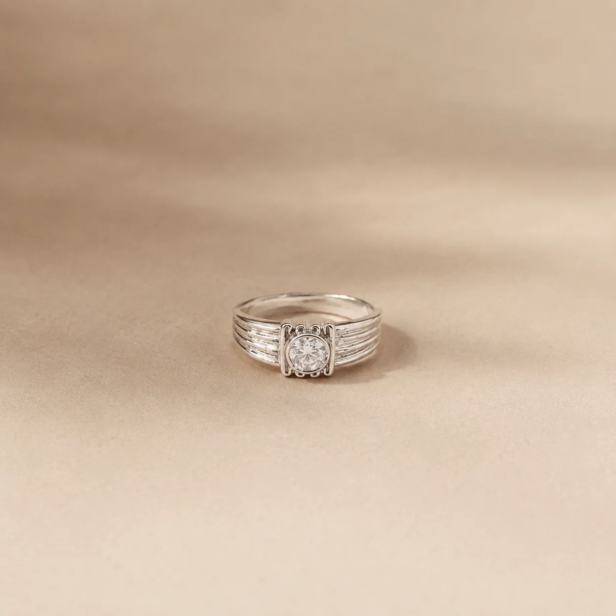 Regal Frame Solitaire Ring - Image 2