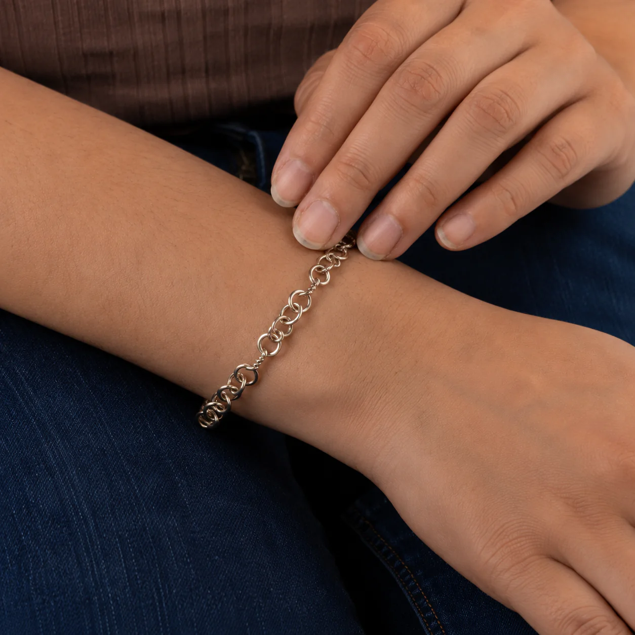 Ridge Bangle Bracelet - Image 6
