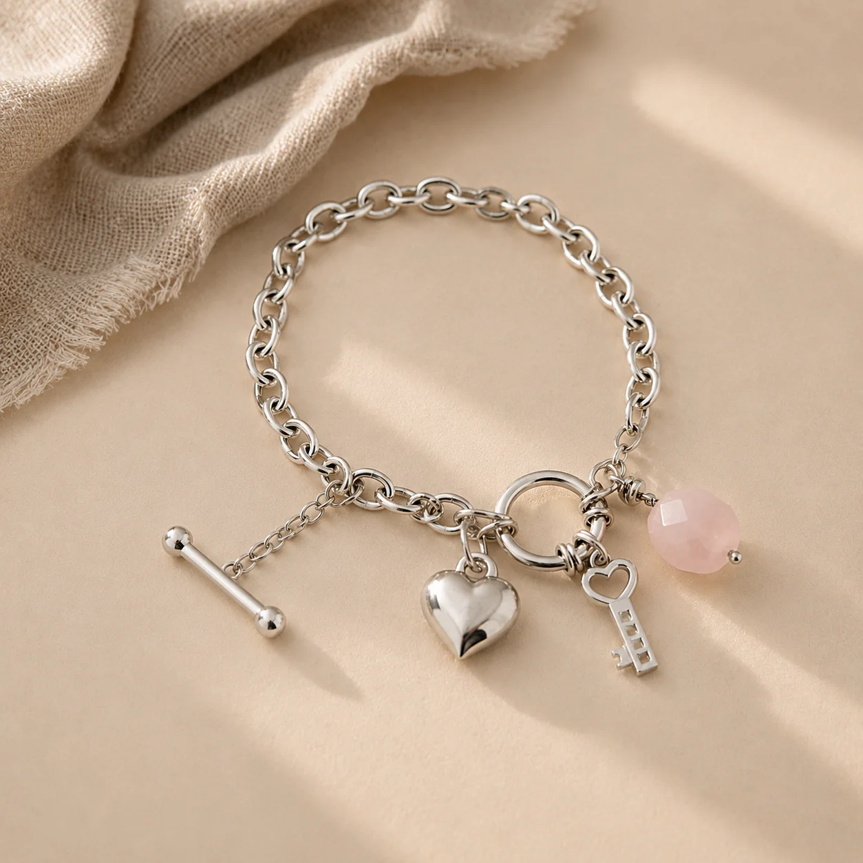 Rose Quartz Cuff - Image 3
