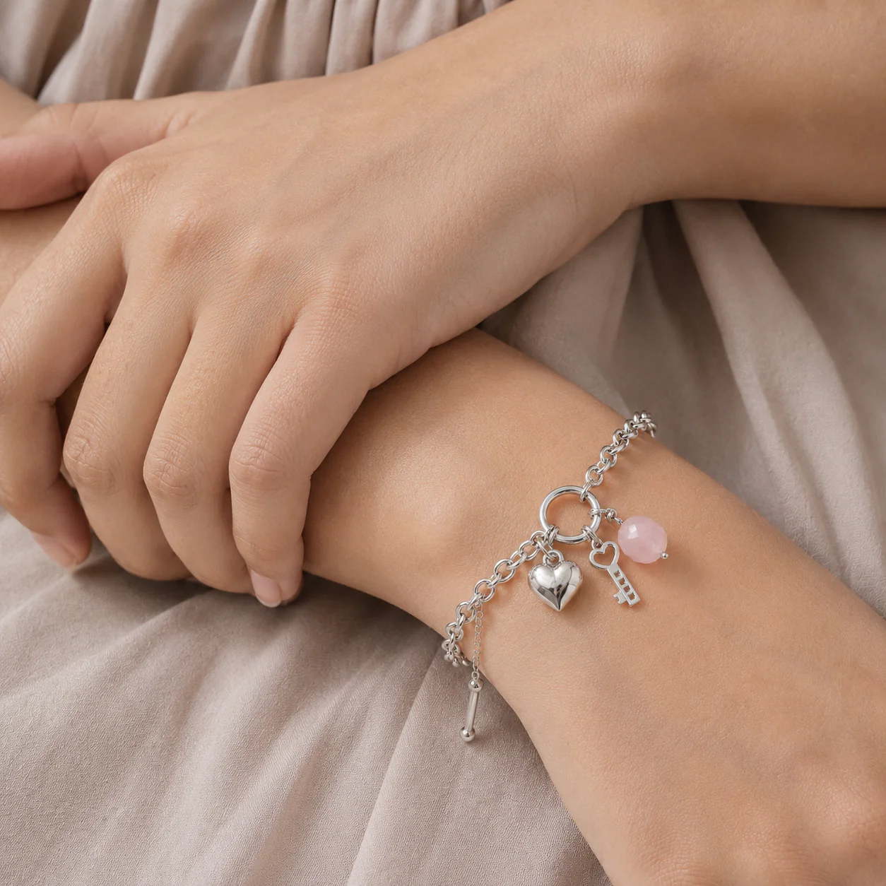 Rose Quartz Cuff - Image 5