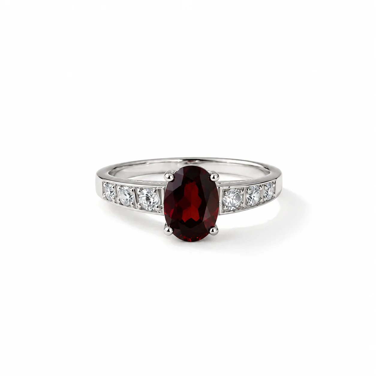 Royal Ember Garnet Ring - Image 2