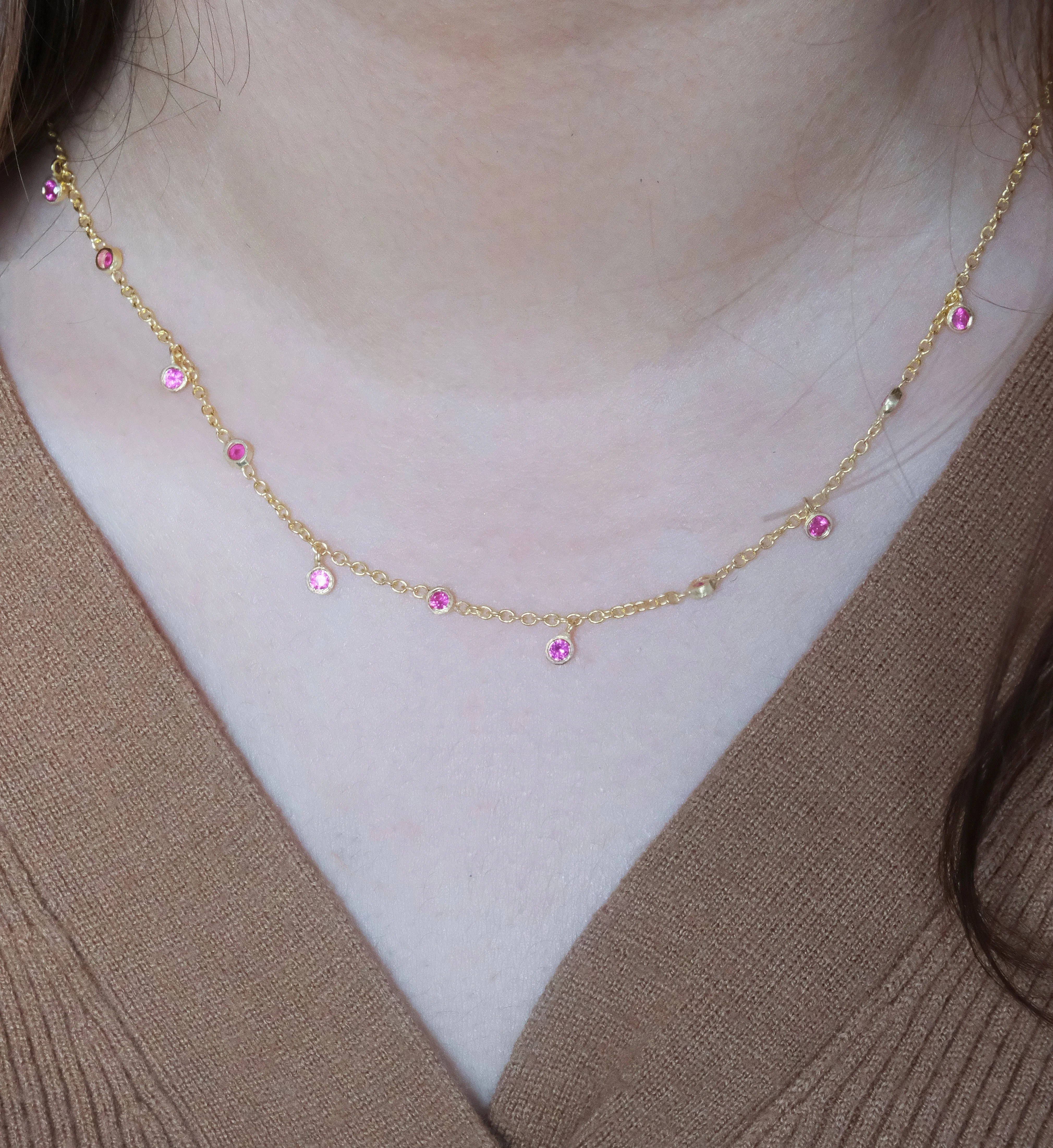 Ruby Drop Necklace - Image 6