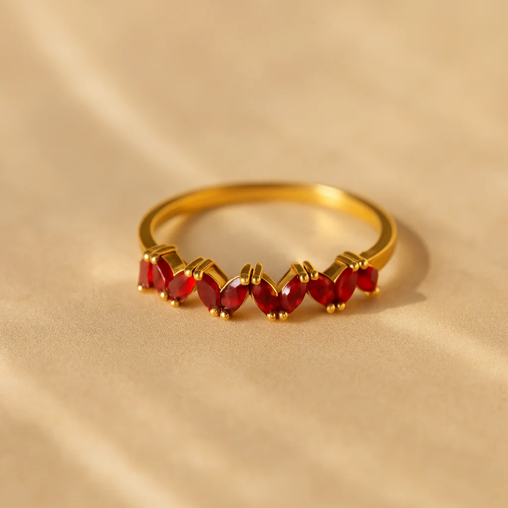 Ruby Marquise Band - Image 2