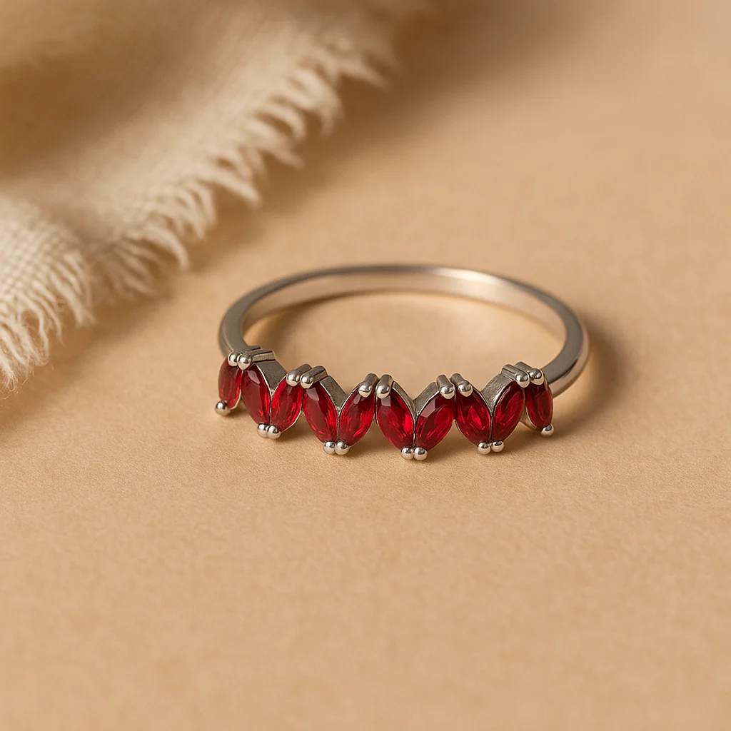 Ruby Marquise Band - Image 4