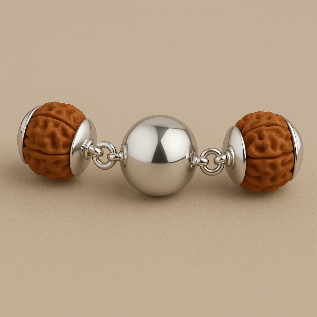 Rudraksha Ball Rakhi - Image 7