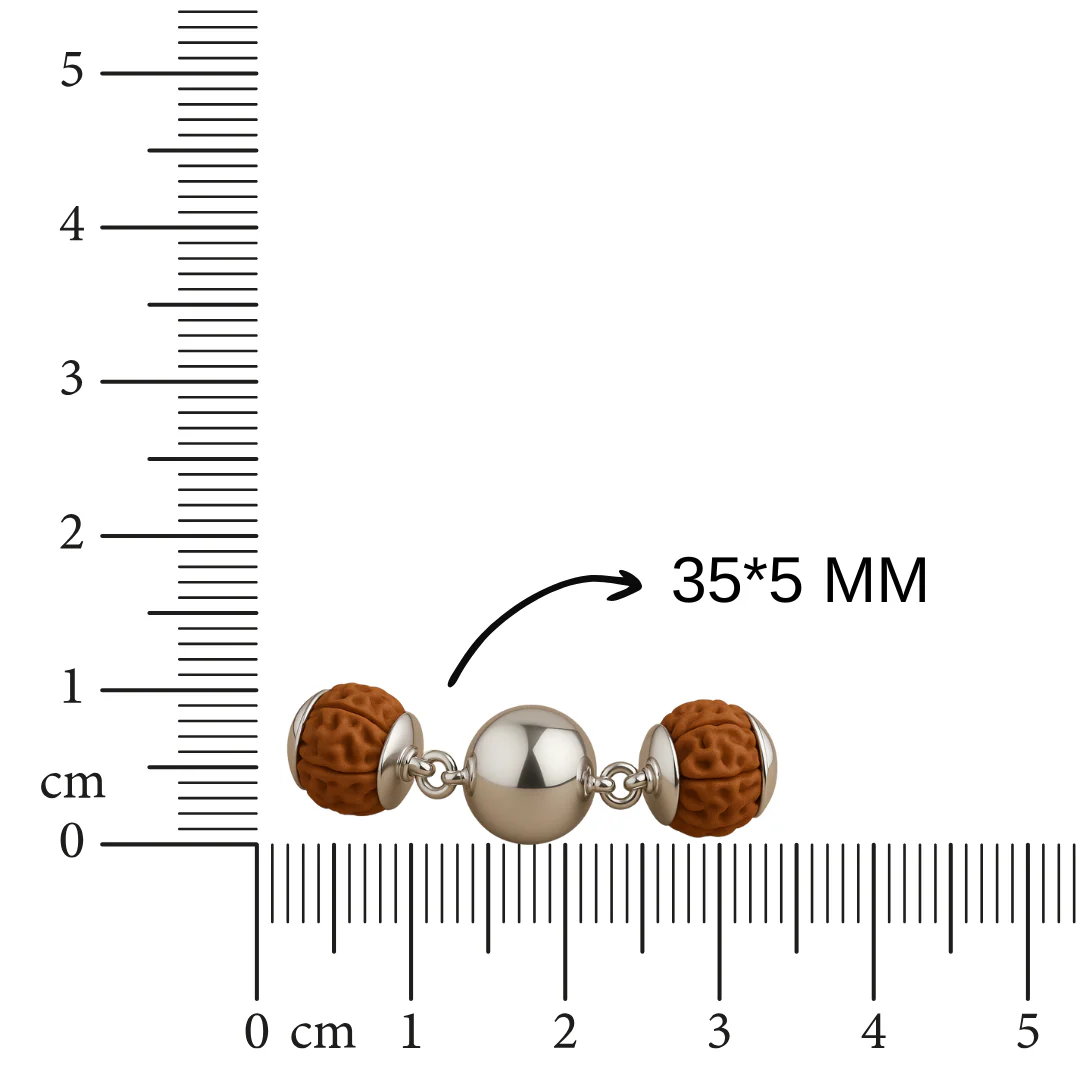Rudraksha Ball Rakhi - Image 8