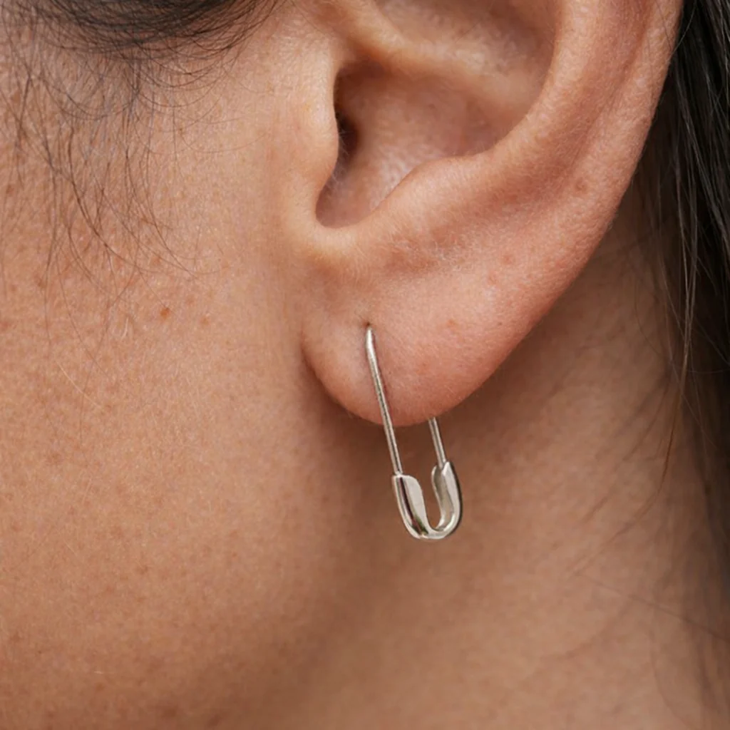 Safety Pin Earrings