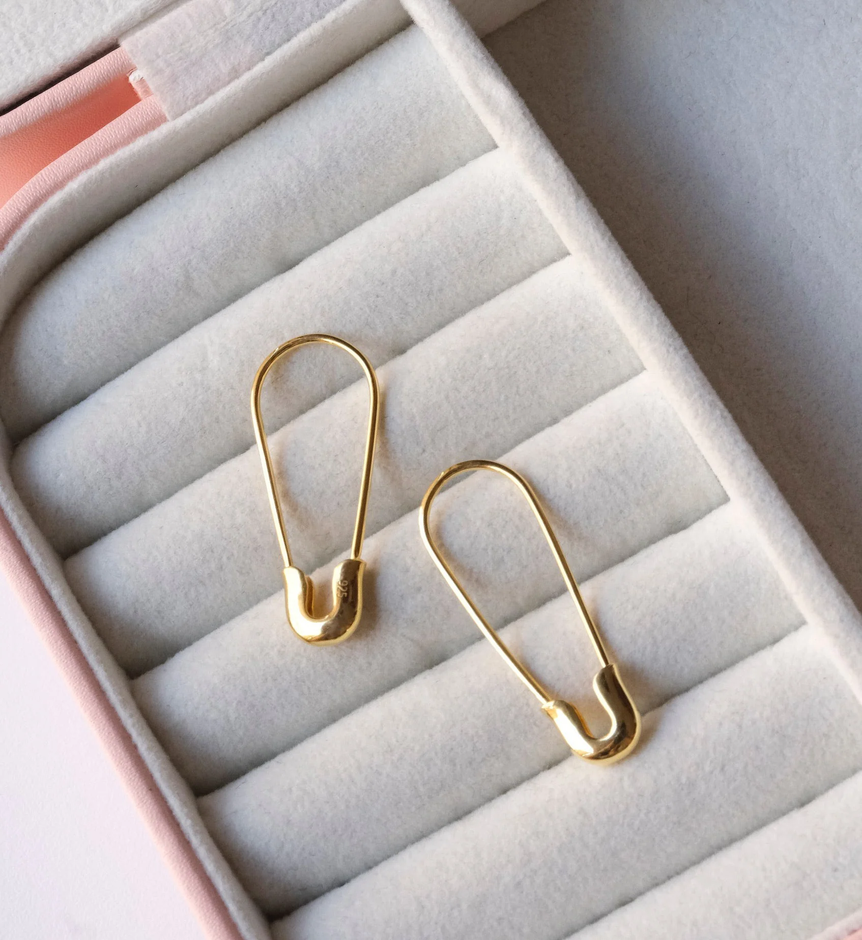 Safety Pin Earrings - Image 2