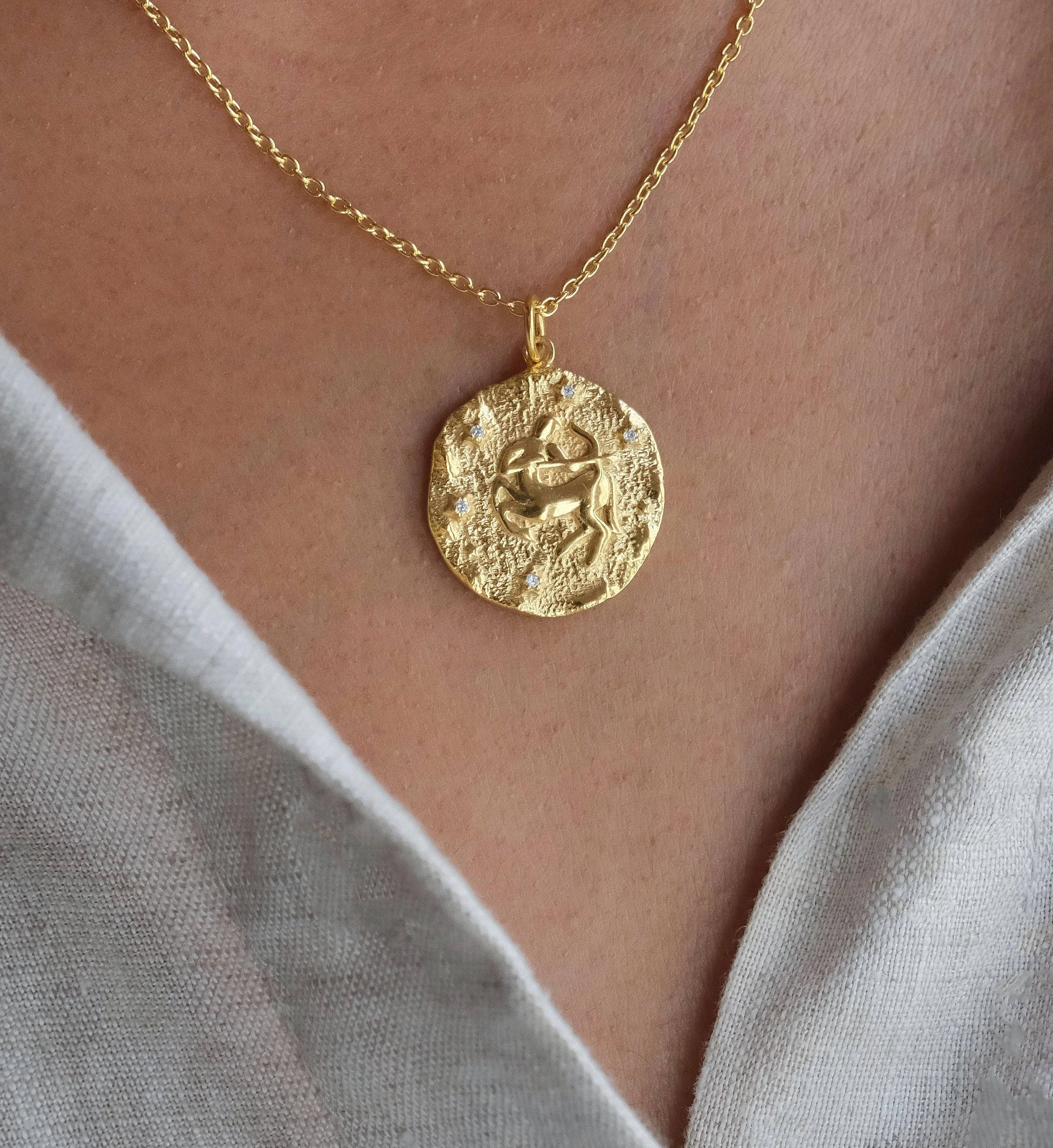 Sagittarius Zodiac Necklace - Image 3