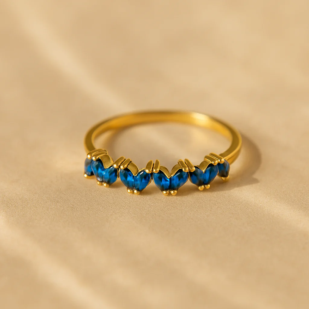 Sapphire Marquise Band - Image 2