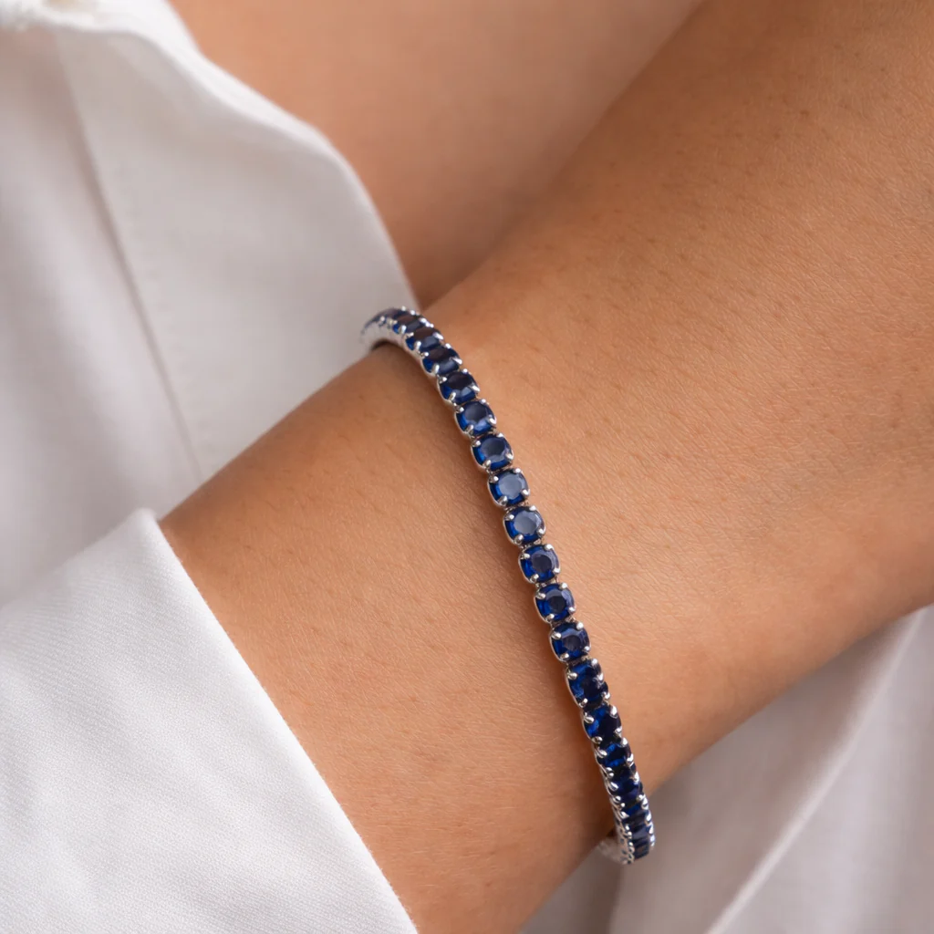 Sapphire Tennis Bracelet
