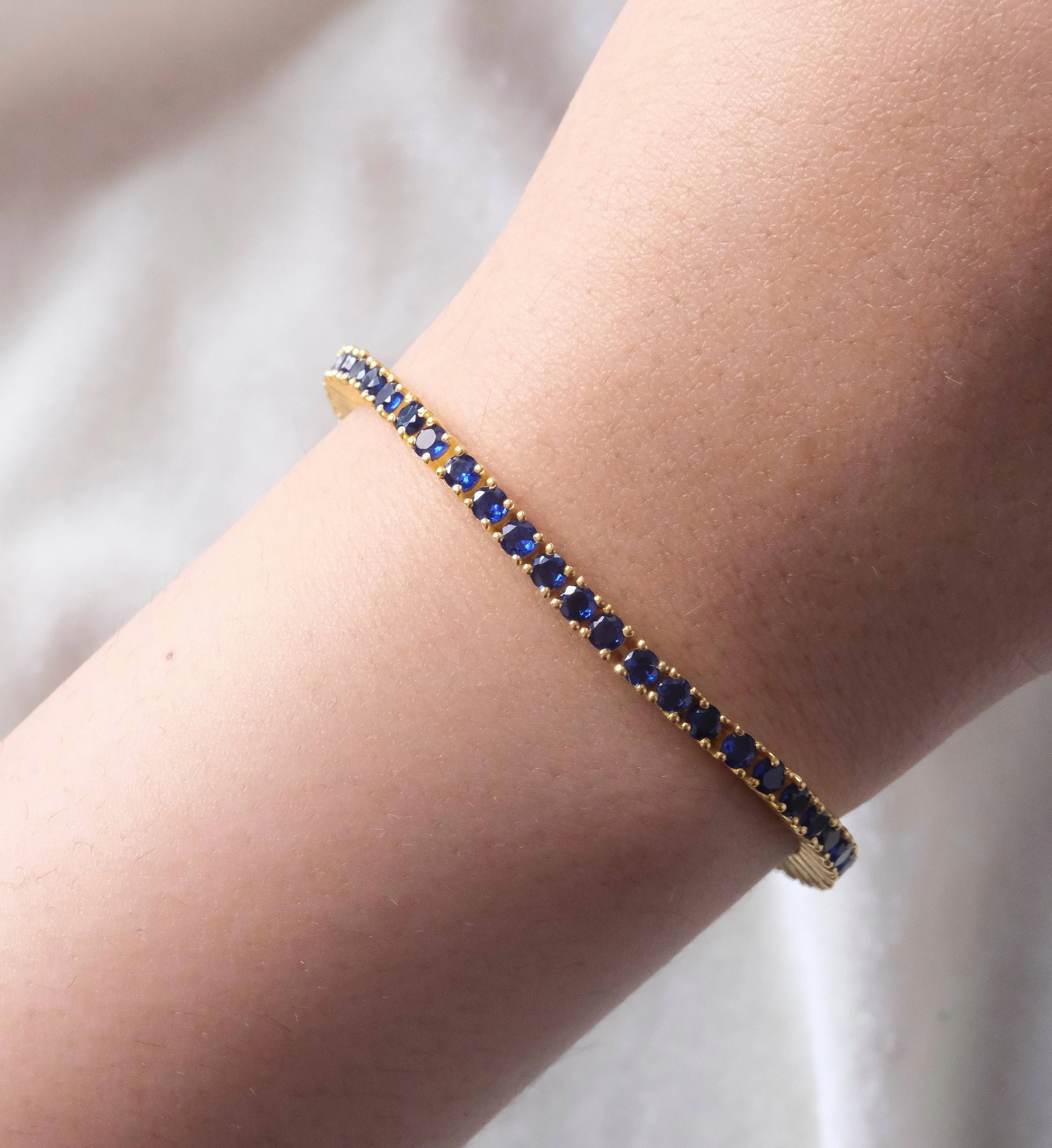 Sapphire Tennis Bracelet - Image 3