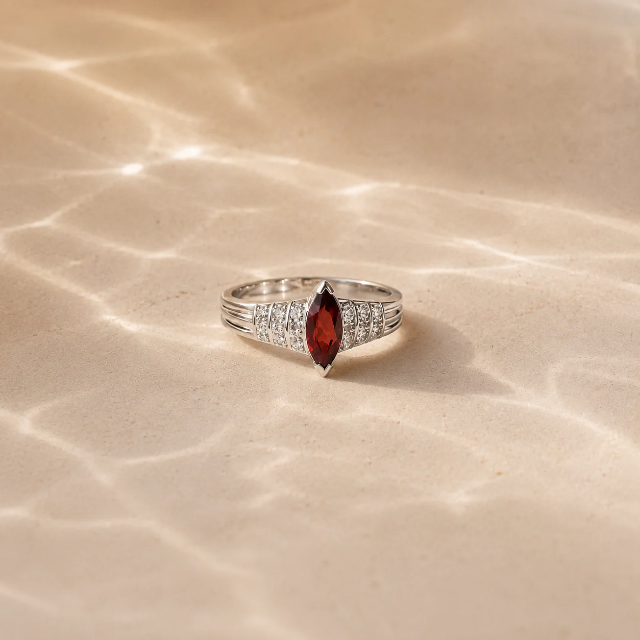Scarlet Marquise Ring - Image 2