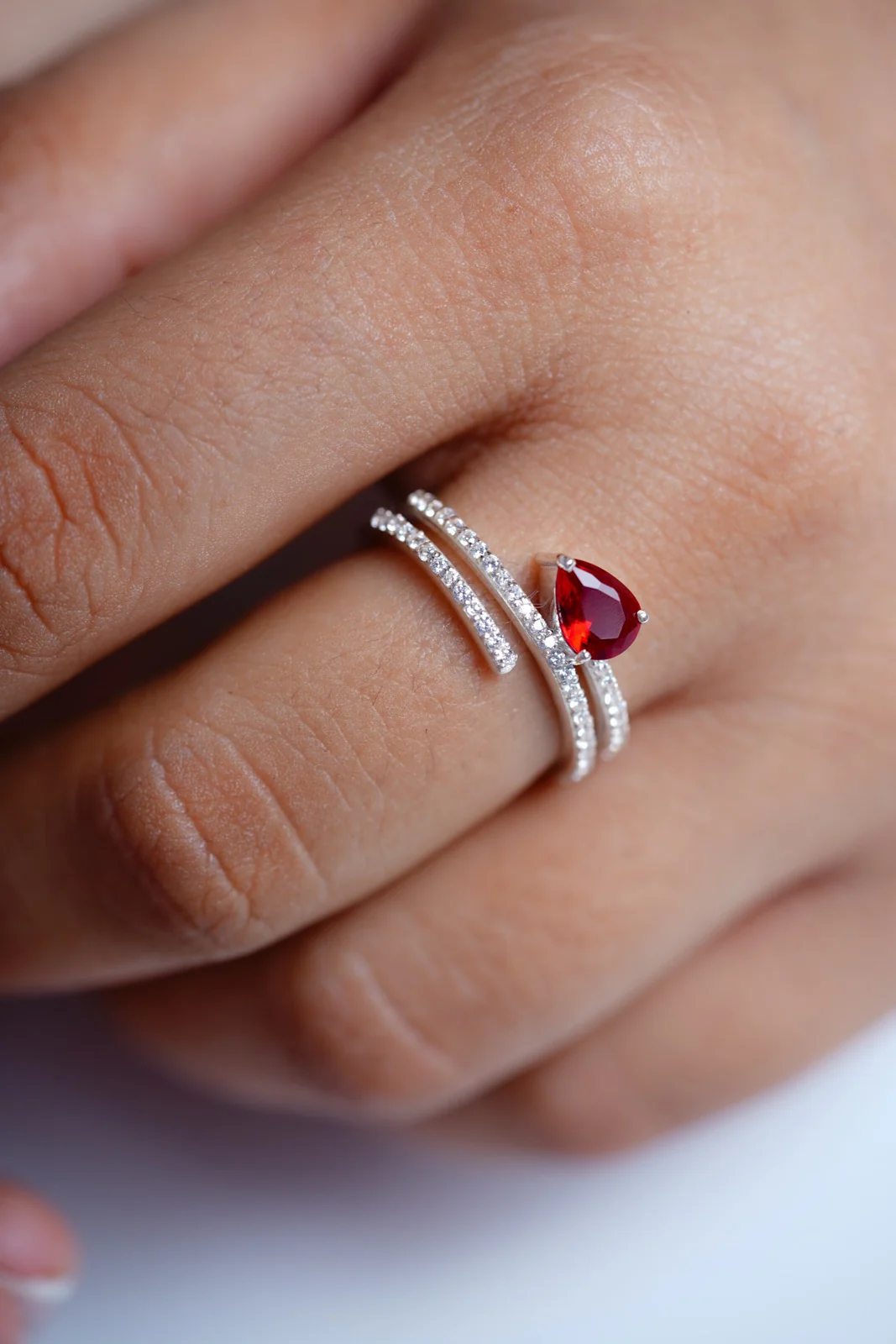 Scarlet Spiral Ring - Image 3