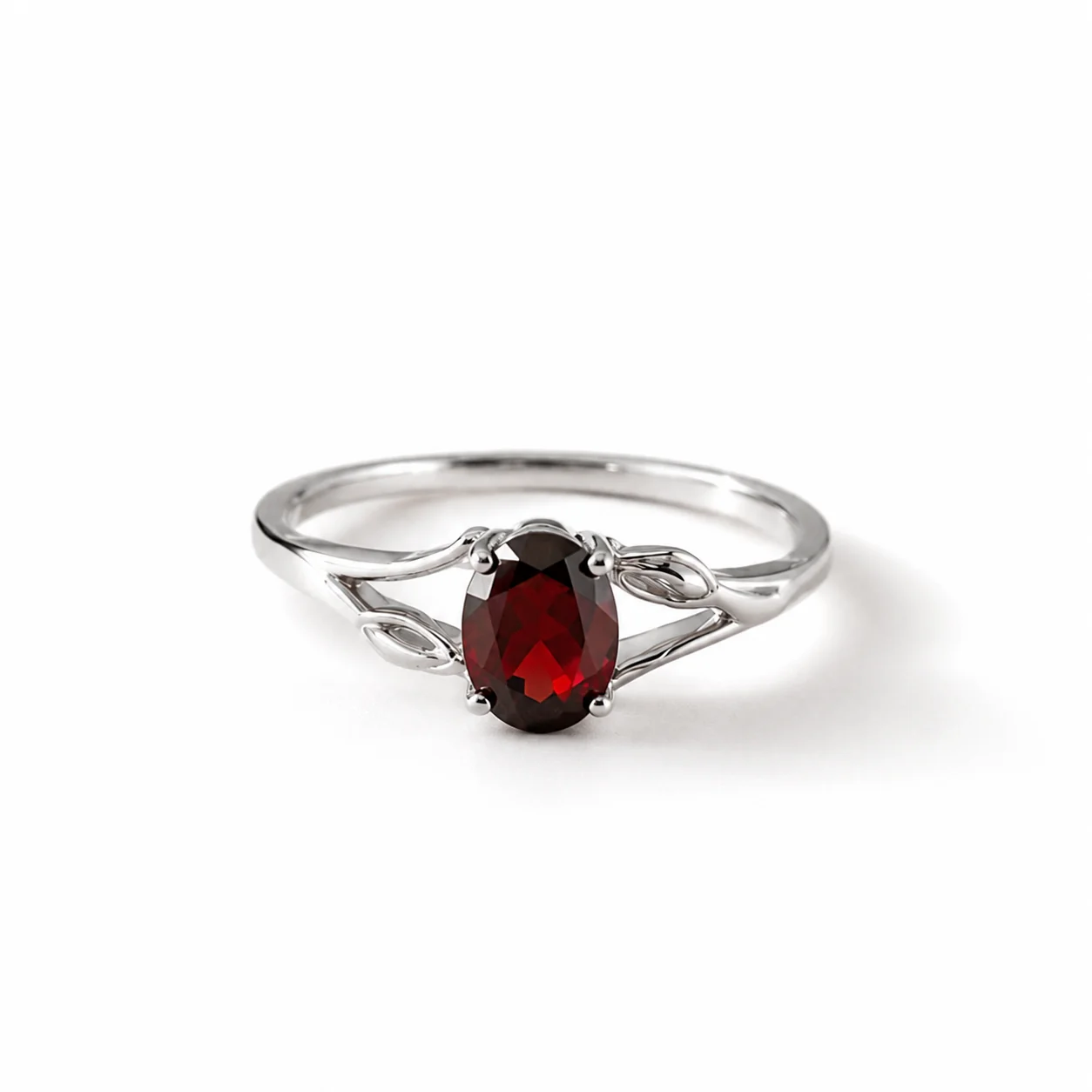 Scarlet Vine Garnet Ring - Image 3
